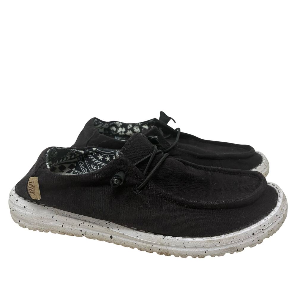 Hey Dude Wendy Basic Black Odyssey Womens Size 6